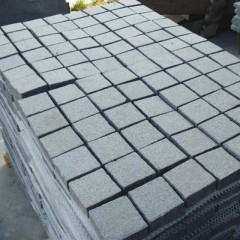 Grey granite outdoor floor pavement